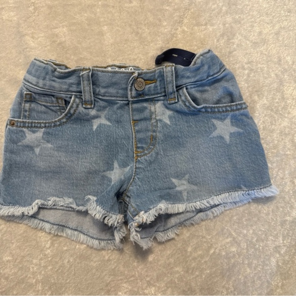 Cat & Jack Blue Star Jean Shorts